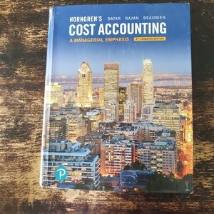 Cost Accounting Book - Blue Cover